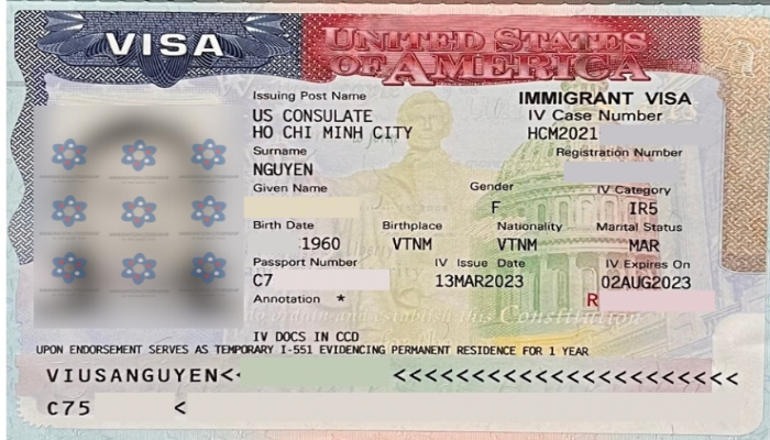 Visa IR5 thành công - Cha mẹ được đoàn tụ cùng con