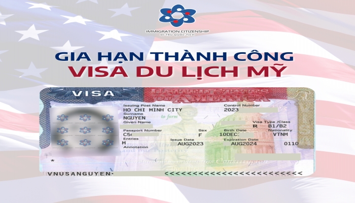 IC gia hạn thành công Visa du lịch Mỹ cho khách hàng